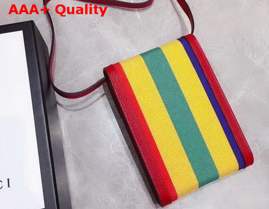 Gucci Baiadera Stripe Canvas Mini Bag 625603 Replica