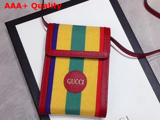 Gucci Baiadera Stripe Canvas Mini Bag 625603 Replica