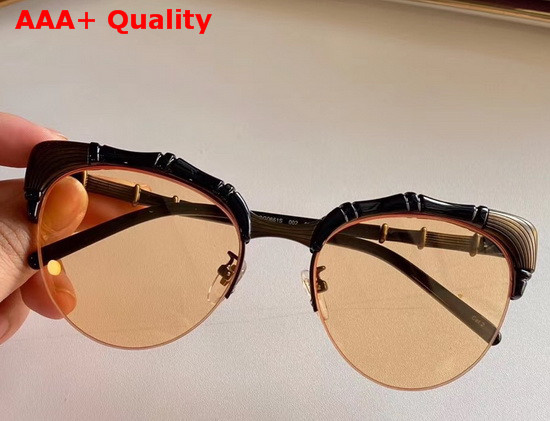 Gucci Bamboo Effect Cat Eye Sunglasses Replica