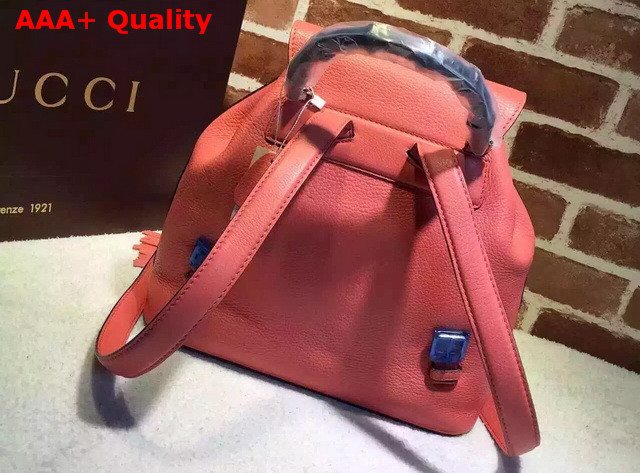 Gucci Bamboo Leather Backpack Watermelon Replica