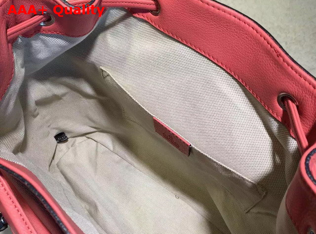 Gucci Bamboo Leather Backpack Watermelon Replica