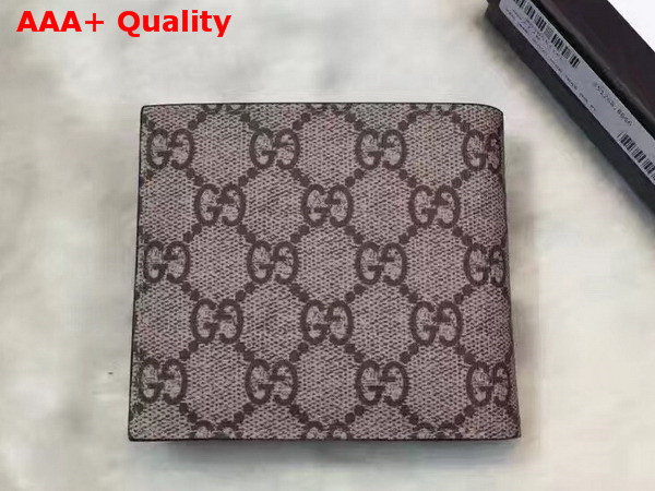 Gucci Bee Print GG Supreme Wallet Replica