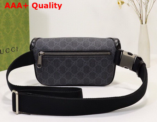 Gucci Belt Bag with Interlocking G in Black GG Supreme Canvas 682933 Replica