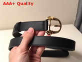 Gucci Belt with Horsebit Buckle Black Leather 633125 Replica