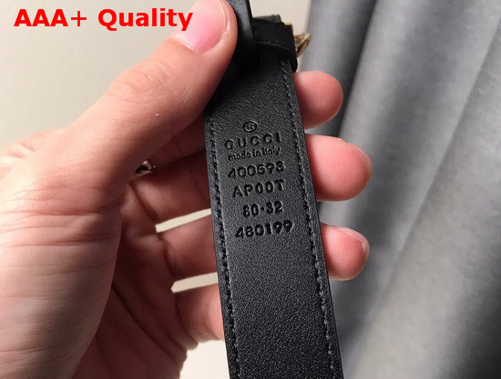 Gucci Belt with Horsebit Buckle Black Leather 633125 Replica