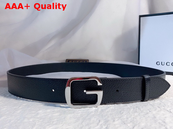 Gucci Belt with Square G Buckle Black Leather Replica