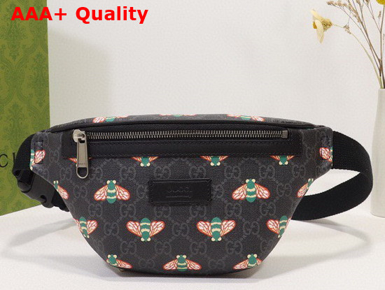 Gucci Bestiary Belt Bag with Bees Black GG Supreme Canvas 675181 Replica