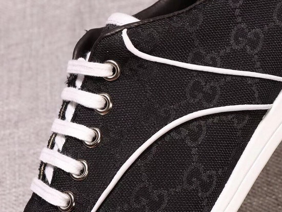 Gucci Black GG Canvas Sneaker