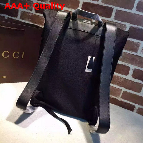 Gucci Black Techno Canvas Backpack Replica