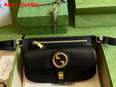 Gucci Blondie Belt Bag in Black Leather 718154 Replica