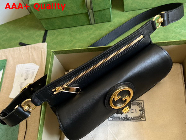 Gucci Blondie Belt Bag in Black Leather 718154 Replica