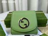 Gucci Blondie Medium Chain Wallet in Light Green Leather 725219 Replica