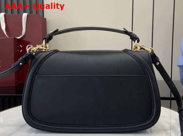 Gucci Blondie Medium Top Handle Bag in Black Leather 815719 Replica