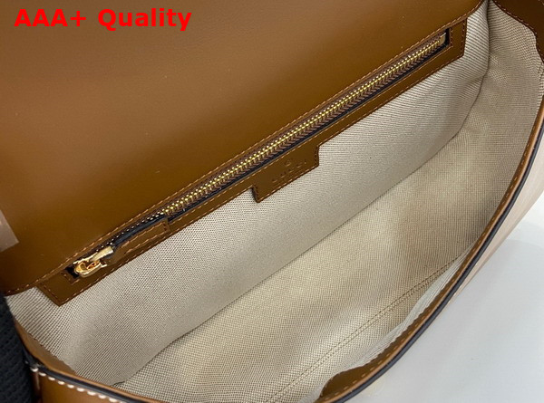 Gucci Blondie Medium Top Handle Bag in Brown Smooth Leather 815716 Replica