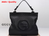 Gucci Blondie Medium Tote Bag in Black Leather 751516 Replica