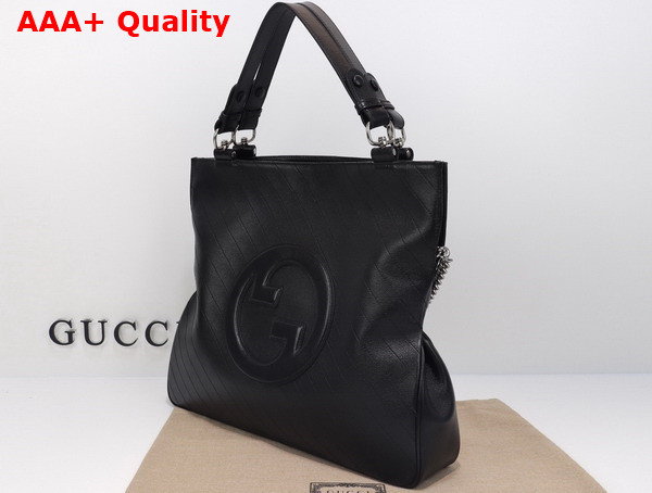 Gucci Blondie Medium Tote Bag in Black Leather 751516 Replica