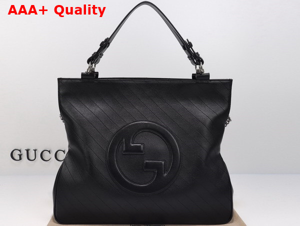 Gucci Blondie Medium Tote Bag in Black Leather 751516 Replica