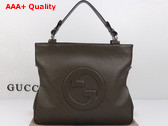 Gucci Blondie Medium Tote Bag in Brown Leather 751516 Replica