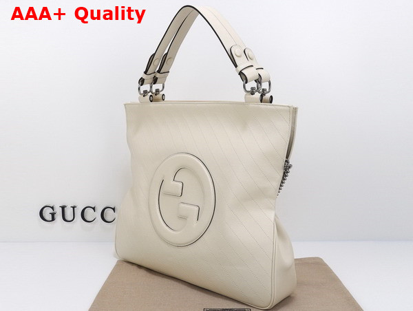 Gucci Blondie Medium Tote Bag in White Leather 751516 Replica