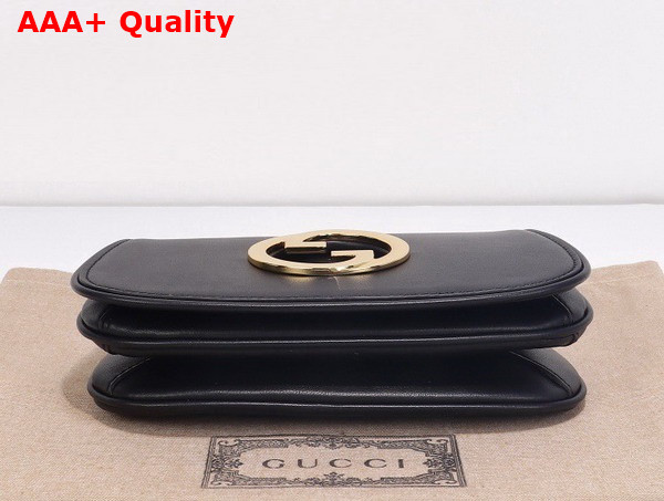 Gucci Blondie Mini Shoulder Bag in Black Leather 724645 Replica