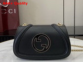 Gucci Blondie Mini Shoulder Bag in Black Leather 815711 Replica