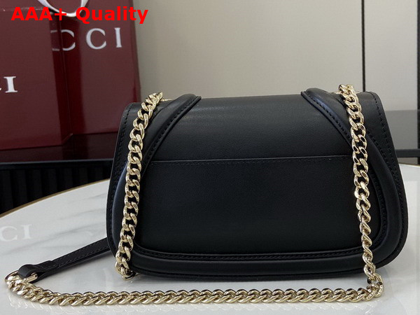 Gucci Blondie Mini Shoulder Bag in Black Leather 815711 Replica