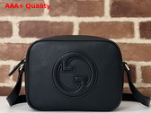 Gucci Blondie Mini Shoulder Bag in Black Leather 820429 Replica