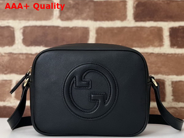 Gucci Blondie Mini Shoulder Bag in Black Leather 820429 Replica