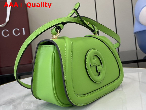 Gucci Blondie Mini Shoulder Bag in Green Leather 815700 Replica