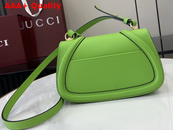 Gucci Blondie Mini Shoulder Bag in Green Leather 815700 Replica