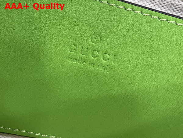 Gucci Blondie Mini Shoulder Bag in Green Leather 815700 Replica