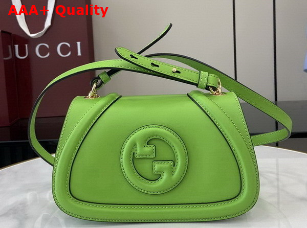 Gucci Blondie Mini Shoulder Bag in Green Leather 815700 Replica