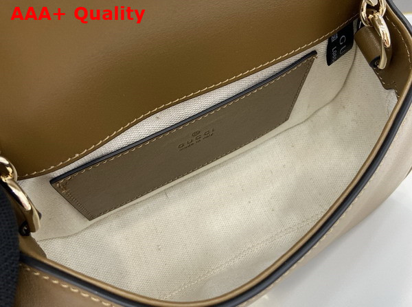 Gucci Blondie Mini Shoulder Bag in Light Brown Suede 815711 Replica