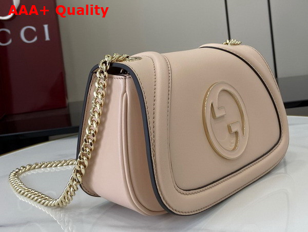 Gucci Blondie Mini Shoulder Bag in Light Pink Leather 815711 Replica