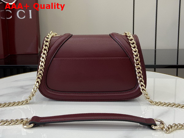 Gucci Blondie Mini Shoulder Bag in Rosso Ancora Red Leather 815711 Replica