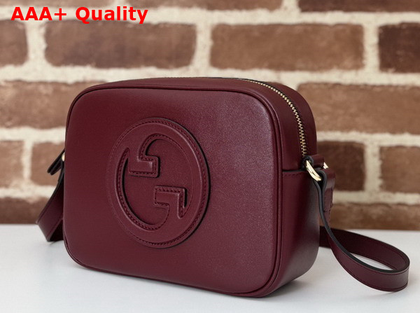 Gucci Blondie Mini Shoulder Bag in Rosso Ancora Red Leather 820429 Replica