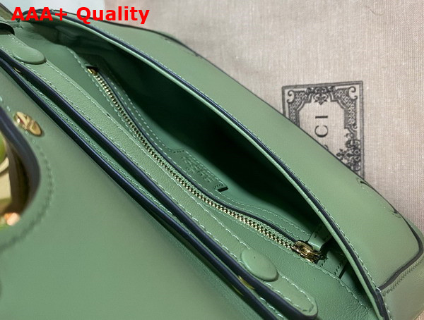 Gucci Blondie Shoulder Bag in Light Green Leather 699268 Replica