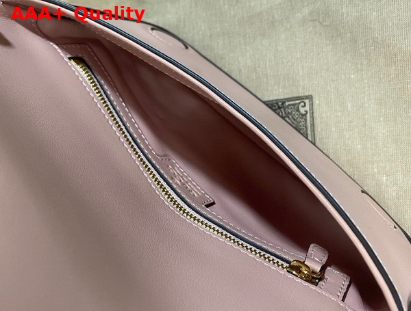 Gucci Blondie Shoulder Bag in Light Pink Leather 699268 Replica