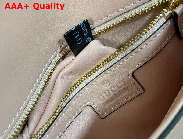 Gucci Blondie Shoulder Bag in Light Pink Leather 699268 Replica