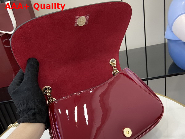 Gucci Blondie Small Shoulder Bag in Gucci Rosso Ancora Red Patent Leather 815715 Replica