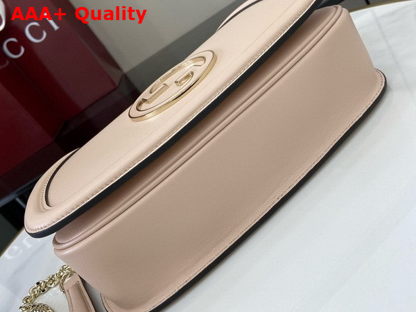 Gucci Blondie Small Shoulder Bag in Light Pink Leather 815715 Replica