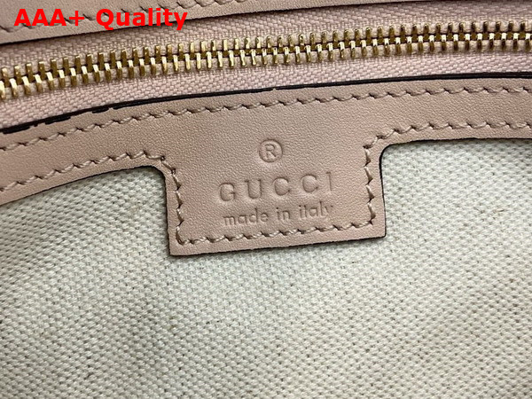 Gucci Blondie Small Shoulder Bag in Light Pink Leather 815715 Replica