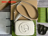 Gucci Blondie Small Shoulder Bag in White Leather 742360 Replica