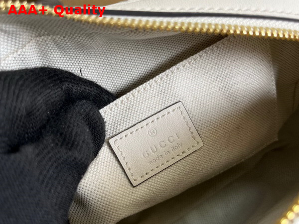 Gucci Blondie Small Shoulder Bag in White Leather 742360 Replica