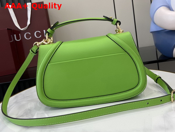 Gucci Blondie Small Top Handle Bag in Green Leather 815714 Replica