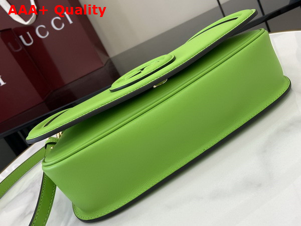 Gucci Blondie Small Top Handle Bag in Green Leather 815714 Replica