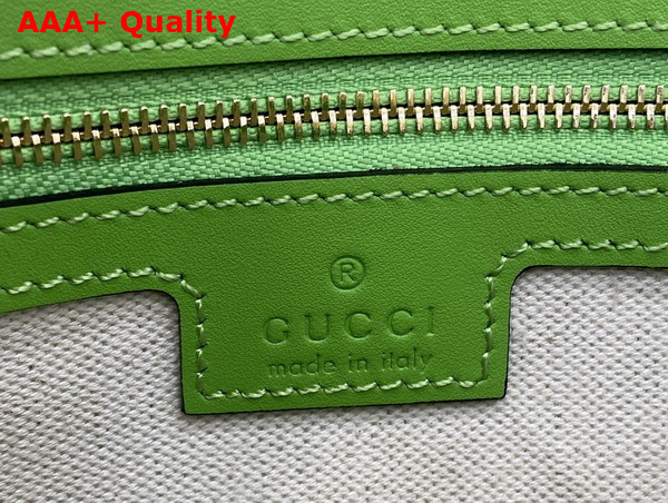 Gucci Blondie Small Top Handle Bag in Green Leather 815714 Replica