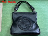 Gucci Blondie Small Tote Bag in Black Leather 751518 Replica