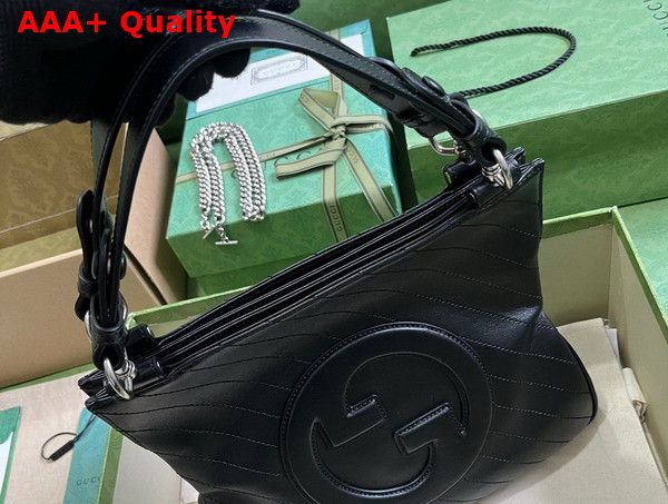 Gucci Blondie Small Tote Bag in Black Leather 751518 Replica