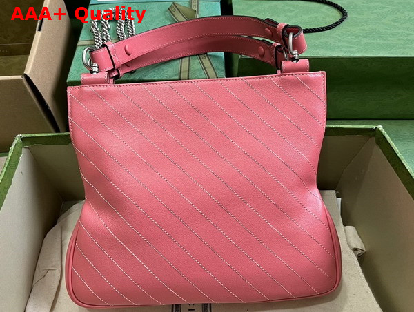 Gucci Blondie Small Tote Bag in Pink Leather 751518 Replica